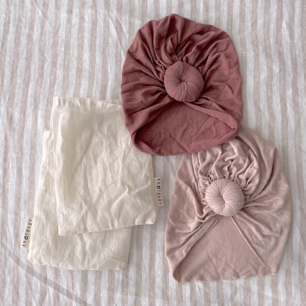 Knot Baby Headwrap Turban Bundle of 2 Toddler Size